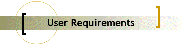 User Requirements